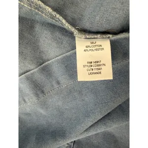 Beivy Women L Blue Denim Overall Jumper Mini Dress thumbnail 11