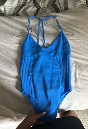 ZARA blue bodysuit thumbnail 1
