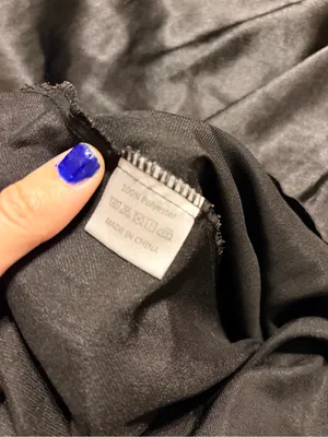 Classic Black Satin Slip Dress thumbnail 5
