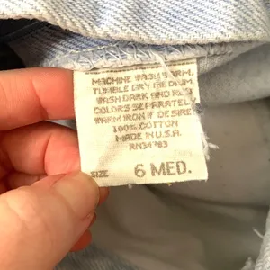 Vintage Lee Size 6 Jeans Women’s High Waisted Denim Light Wash Pants Blue thumbnail 5