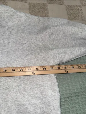 The Mayfair Group "Empathy‎ Always" heather grey crewneck sweatshirt one size thumbnail 5