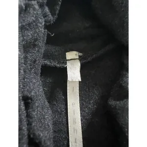 The I Eight Small Womens Ruched‎ Mock Neck Turtleneck Heathered Charcoal Gray thumbnail 3