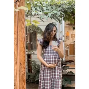 💕HILL HOUSE💕 Ellie Nap Dress ~ Multi-Color Tartan Plaid Print Large thumbnail 5