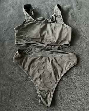 Cross cut out monokini one piece black thumbnail 5