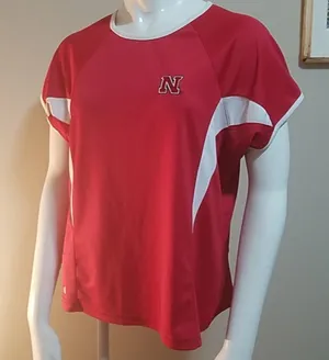 Holloway Red & White Nebraska Huskers Tee (Large) thumbnail 1