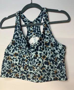 Sage XL Camo Print Lightly Lined Racerback Sport Bra Activewear Athleisure gym thumbnail 1