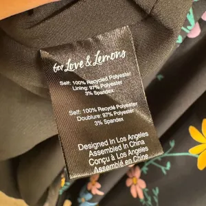 For Love & Lemons Lori Black Tie‎ Straps Floral Spring Ultra Mini Dress Small thumbnail 8