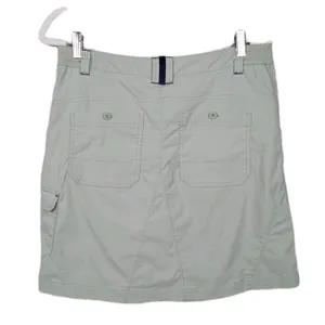 DULUTH TRADING CO Beige Skort Cargo Pocket Nylon Ripstop 4" Inseam Women's 8 thumbnail 2
