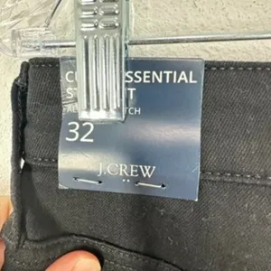 J. Crew Factory Curvy essential straight black jean in all-day stretch NWT‎ thumbnail 7