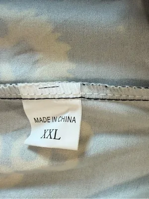 Women's Black and Floral Yellow Gold Pull On Loungewear Style Pants Size XXL thumbnail 4