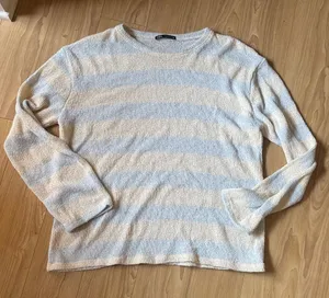 Zara Cream Knit Sweater thumbnail 1