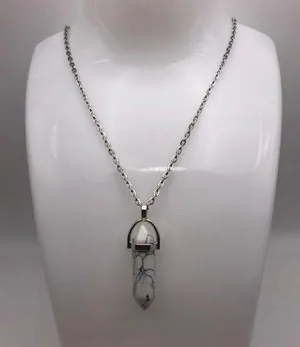 Natural Stone Pendant Necklace thumbnail 3