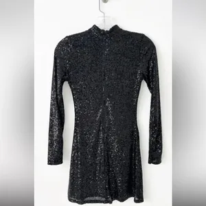 GB gBlack Long-Sleeve Sparkle Dress thumbnail 2