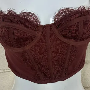 Urban Outfitters Brown Corset Top size XS thumbnail 5
