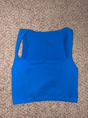 Scoop Neck Top Blue thumbnail 2