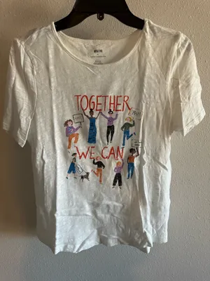 Maeve Anthropologie Together We Can Tee thumbnail 1