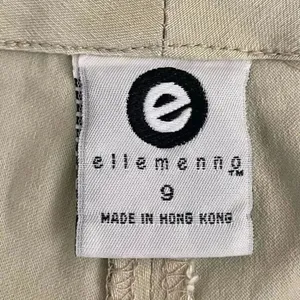 Ellemenno Mid Rise Ivory Wide Leg Y2K Trousers Casual Women’s Pants SZ 9 #1278 thumbnail 7