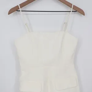 Showpo Katia Mini Dress White Strappy Corset A Line Size 4 thumbnail 4