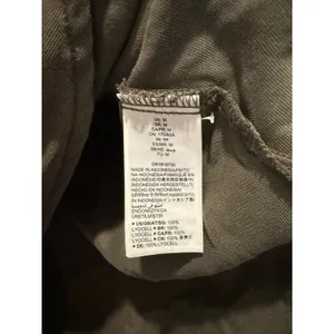 Women’s Daily Ritual Tencel Long Sleeve Utility Button Down Size M Medium Green thumbnail 4