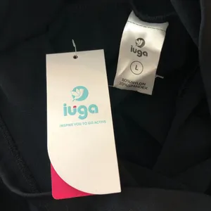 Iuga Maternity Yoga Pants Boot Cut Pockets Pintuck Black L thumbnail 3