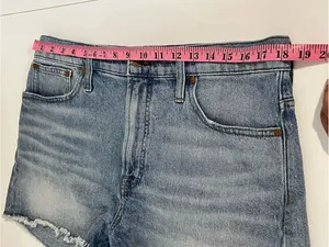 Madewell Distressed The Perfect Jean Short size 32 thumbnail 6