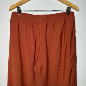 Madewell Drapey Track Trousers in Weathered Brick Size Large thumbnail 7