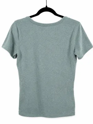 REI Co-op Women’s Tee Shirt Green Heather Short Sleeve Size M thumbnail 3