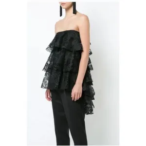 Sachin‎ & Babi Black Lace NASHIK TOP Size 14 thumbnail 4