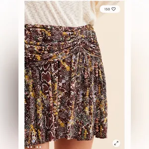 Free People Brown Snake Print Saturday Sun Mini Skirt size 6 thumbnail 3