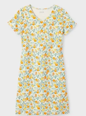 Duluth trading co natural cotton dress with pockets thumbnail 1