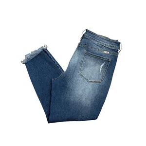 KanCan Women’s Asymmetrical Zipper Cropped Skinny Jeans Size 32 thumbnail 6