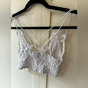 Free People FP One Intimately Adella Longline‎ Bralette White Size Small thumbnail 8