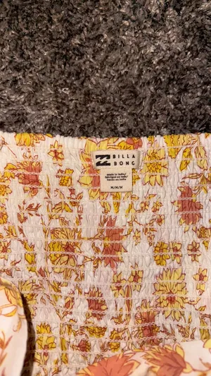 Billabong Dress Floral Mini Yellow thumbnail 6