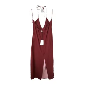 SUMMER AWAY Astoria Floral Halter Midi Dress Maroon X-Large NEW NWT thumbnail 4