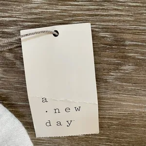 A new day cream paper bag high rise ankle pants thumbnail 8