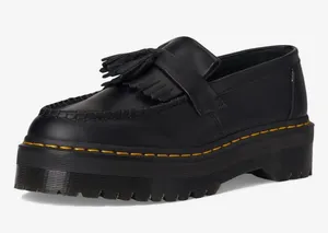 Dr Martens Adrian Quad Leather Platform Loafers Tassels NEW without Box thumbnail 2