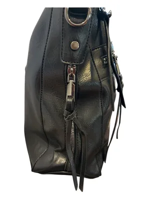 Classic Black Women’s Hobo Bag - Versatile Everyday Tote thumbnail 5