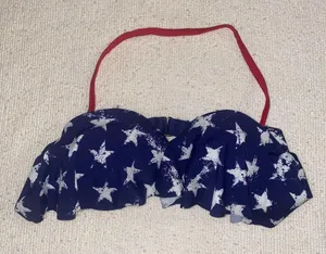 Target Patriotic 4th of July Stars & Stripes Bikini Set thumbnail 3