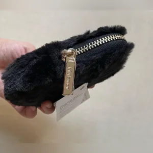 Clippable Nano Pouch *Plush Fleece - Black/Gold thumbnail 5