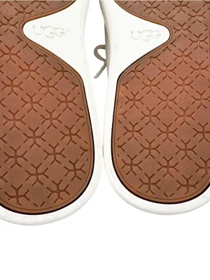 NWT UGG Pinkett Lace-Up HyperWeave Casual Knit Sneaker White Ivory Size 8 thumbnail 9