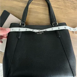 Kate Spade Medium Triple Compartment Satchel Jackson Black With Wallet thumbnail 10