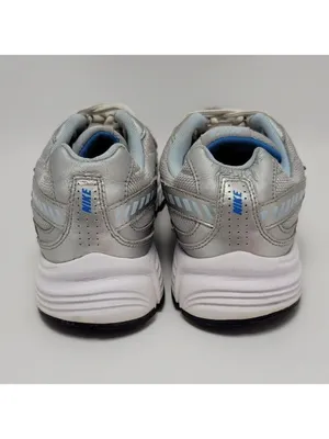Nike Womens Gray White Initiator 394053-001 Lace Up Mid Athletic Shoes Size 8.5 thumbnail 2