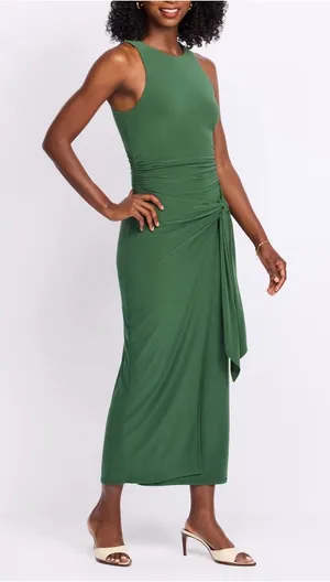 Socialite Airlea Fitted Dress Green XL NWT STITCH FIX thumbnail 1