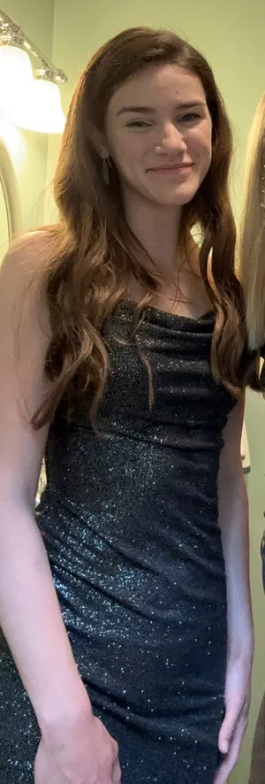 Bebe Sparkly Black Dress thumbnail 2