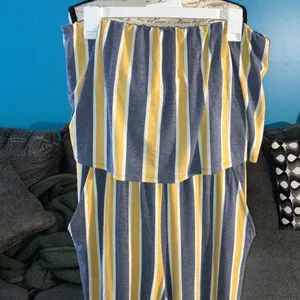 BeBop Strapless Jumpsuit, XL thumbnail 2