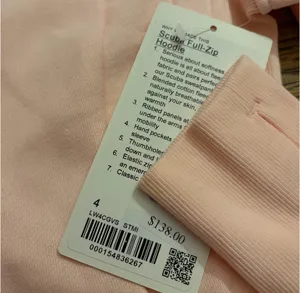 Lululemon Strawberry Milkshake Scuba Zip-Up Hoodie Jacket thumbnail 3