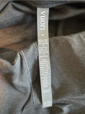 NWOT Vuori Halo Essential DreamKnit Midi Dress Black M thumbnail 7