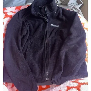 Marmot black fleece zip up jacket thumbnail 1