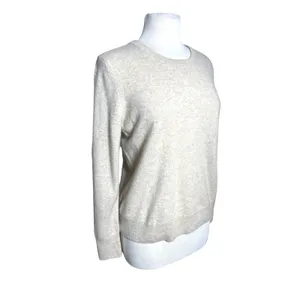 NADAAM Women’s The Original Cashmere Crewneck Sweater in Oat thumbnail 3