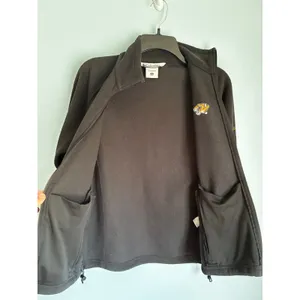 Columbia Mizzou Tigers Fleece Jacket Women’s Small Black Full Zip Embroidered thumbnail 9
